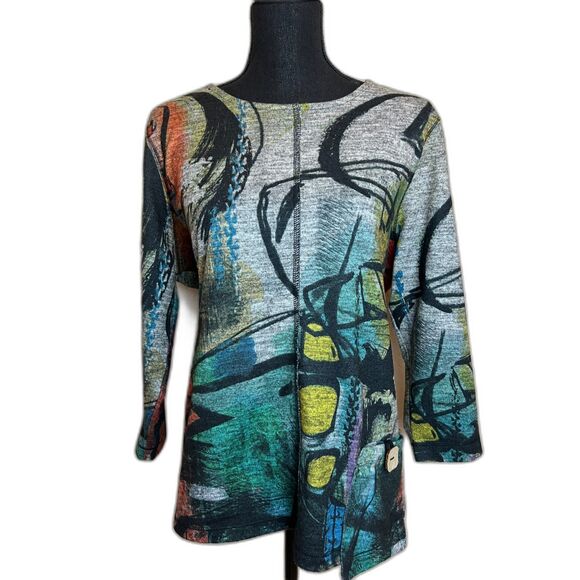 Ali Miles Abstract Print With Lovely Colors Overhead (PXL) - Picture 2 of 11